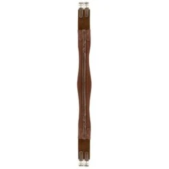 Silverleaf Fancy Chafeless Girth With Dual Elastic Ends - Golden Oak