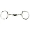 JP Korsteel Stainless Steel Oval Link Eggbutt Snaffle Bit