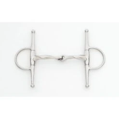 Ovation Curved Slow Twist Eggbutt Full Cheek - Stainless Steel