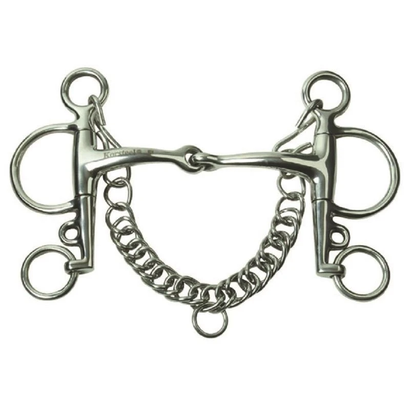 JP Korsteel Curved Jointed Pelham Bit