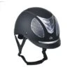 Ovation Jump Air Helmet - Black Matte/Silver Trim