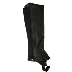 Ovation Kids' Pro Topgrain Half Chaps - Black