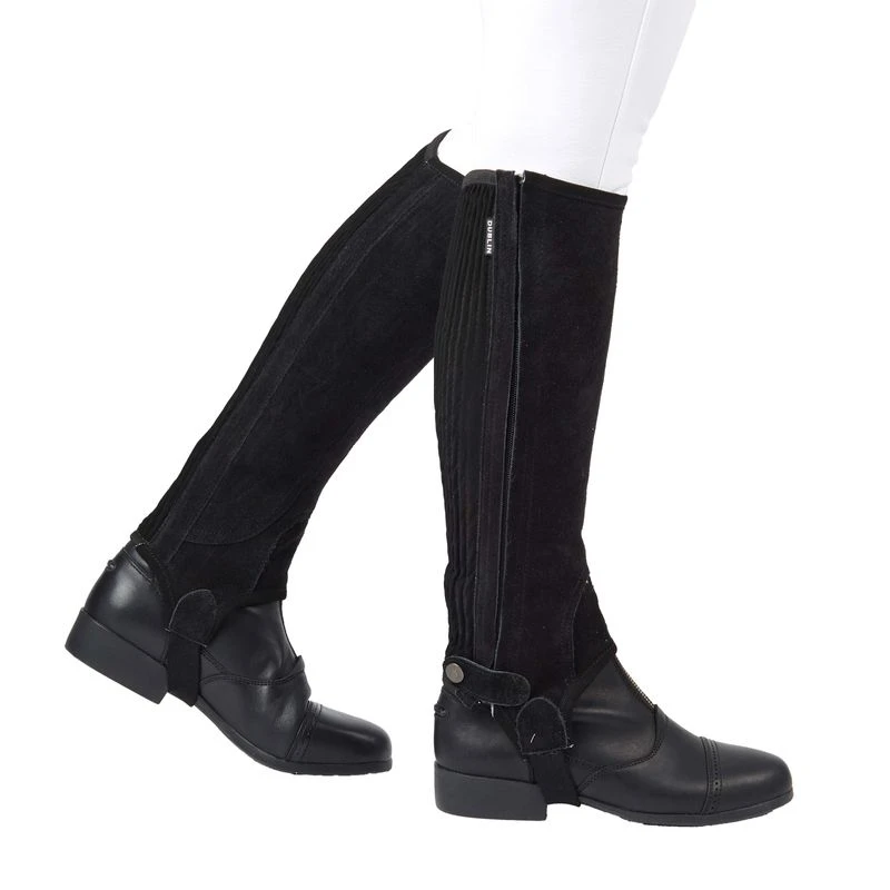 Dublin Suede Half Chaps II - Black