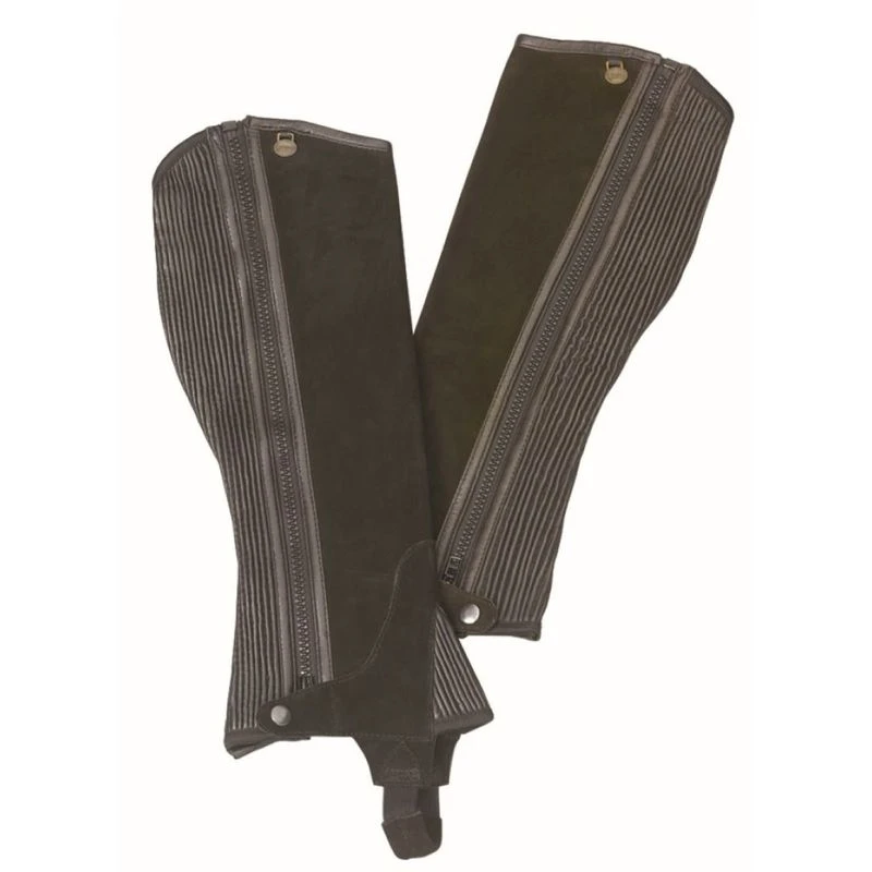 Ovation Pro Suede Half Chaps - Brown