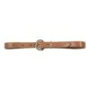 Western Rawhide 1" Leather Rig Strap - Golden Tan