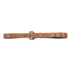 Western Rawhide 1" Leather Rig Strap - Golden Tan