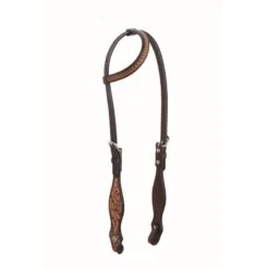 Western Rawhide Country Legend Two-Tone Two Ear Headstall - Two Tone Brown