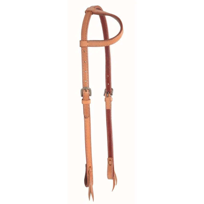 Western Rawhide Country Legend BasicOne Ear Headstall - Golden Tan