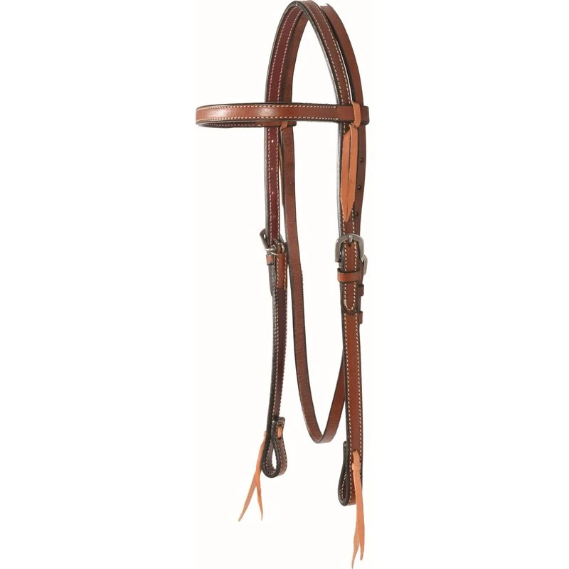 Western Rawhide Country Legend Basic Browband Headstall - Chestnut