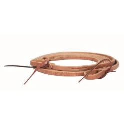 Western Rawhide 1/2" Reins With Water Loops - Harness Leather