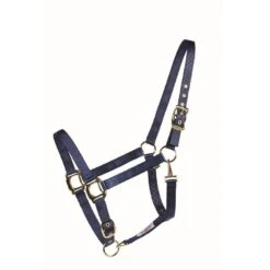Western Rawhide Country Legend Soft-Touch Halter - Navy