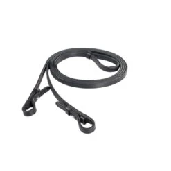Horze Laelia Plain Leather Dressage Reins - Black