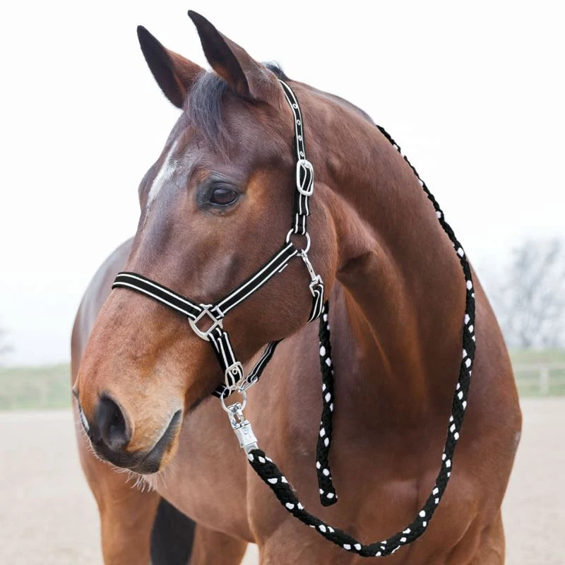 Horze Nice Lead Rope - Black - Image 2