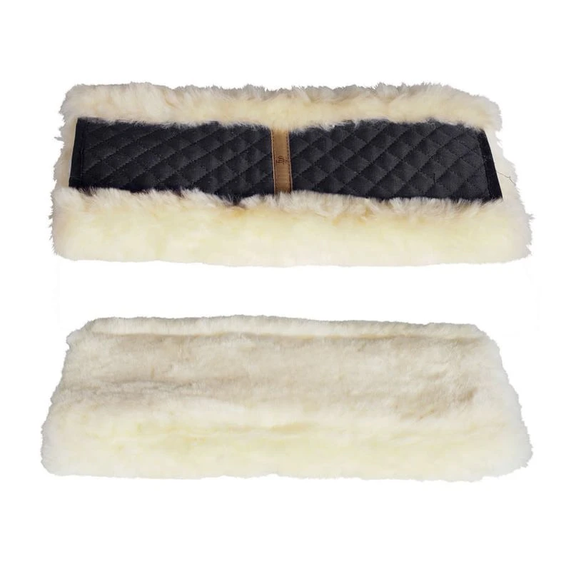Horze Harleigh Sheepskin Short Girth Tube - Black