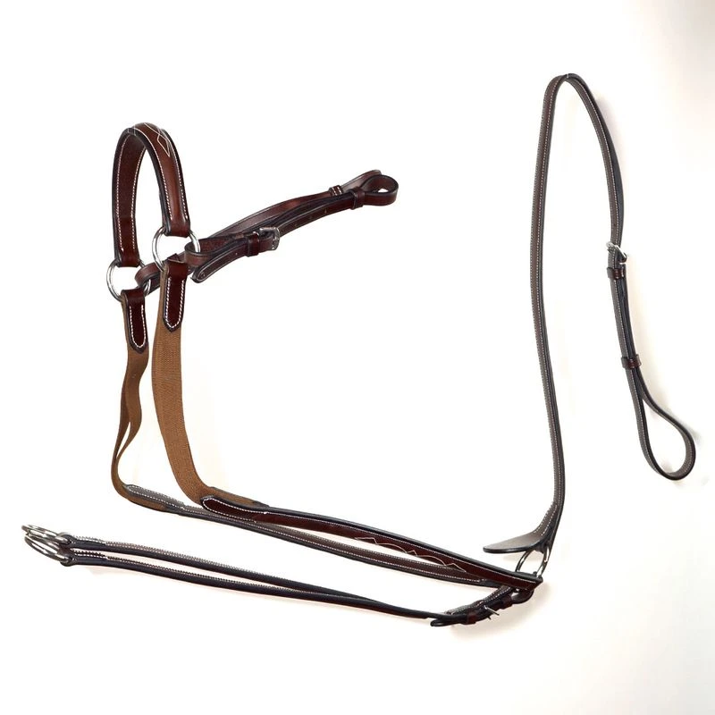 Nunn Finer Bellissimo Hunting Breastplate With Elastic - Havana - Image 2