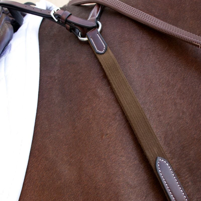 Nunn Finer Bellissimo Hunting Breastplate With Elastic - Havana - Image 3