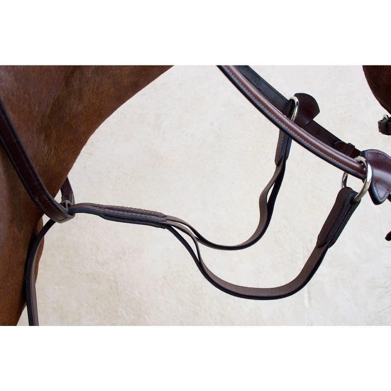 Nunn Finer Running Martingale With Elastic - Havana/Zinc - Image 2