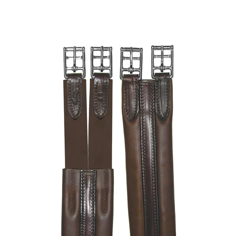 Nunn Finer Contour Elastic Single End Girth - Havana