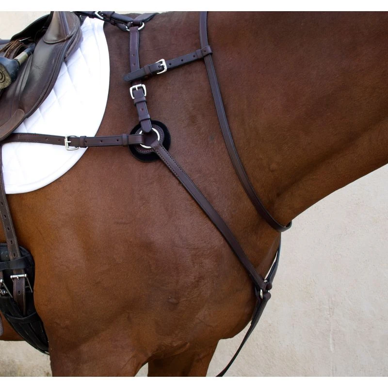 Nunn Finer Breastplate Attachment With Neck Strap - Black/Zinc
