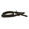 Rambo Micklem Rubber Reins - Black
