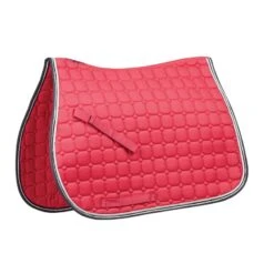 Saxon Coordinate Quilted All Purpose Saddle Pad - Pink/Navy/White