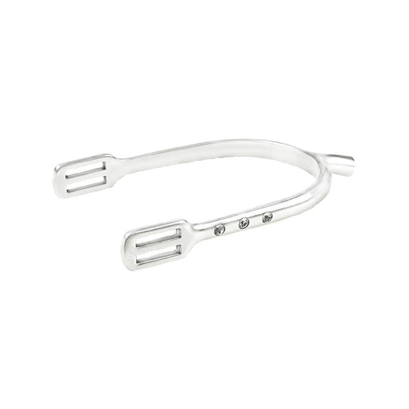 Horze Crystal Bling Spurs - Silver