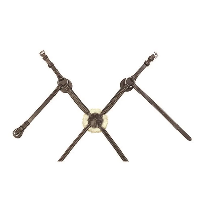 Shires Avignon Figure Eight Noseband - Black