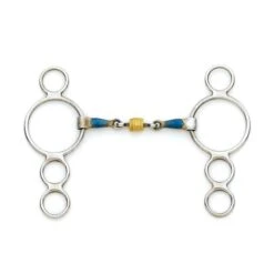 Centaur Double Jointed Disk 3-Ring Gag - Stainless Steel
