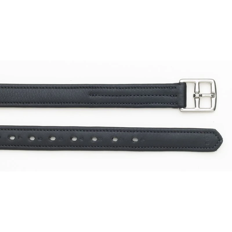 Camelot Covered Stirrup Leathers - Black