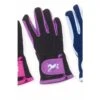 Ovation Kids' Hearts & Horses Gloves - Purple/Black