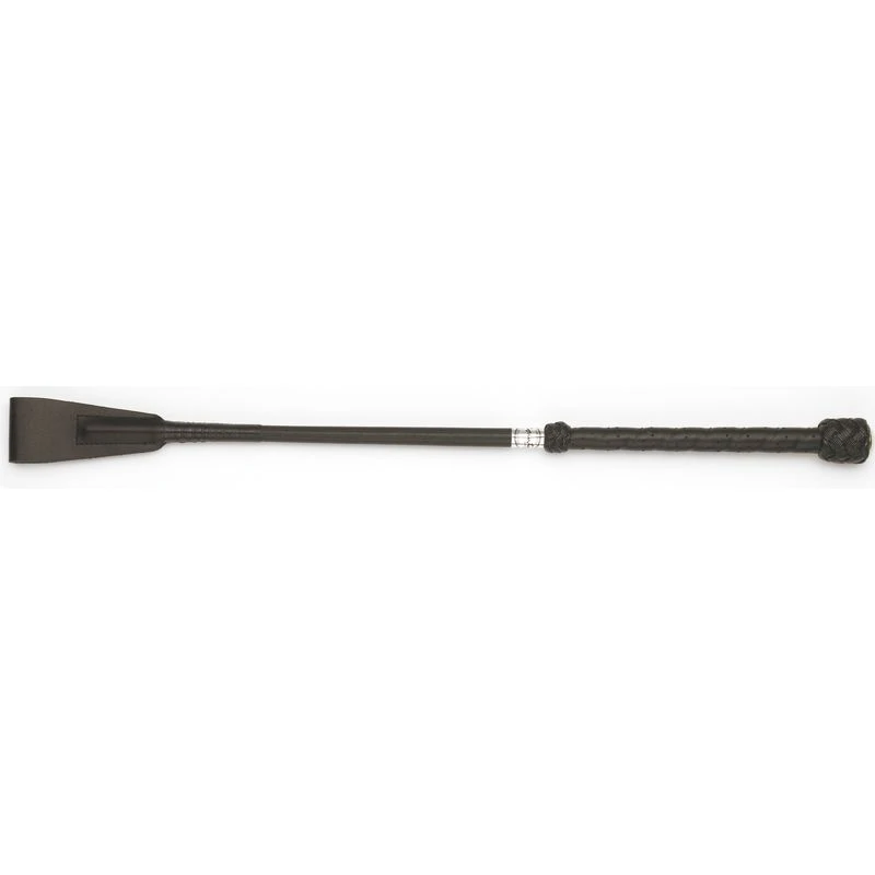 County Perforated Leather Handle 16" Bat - Black
