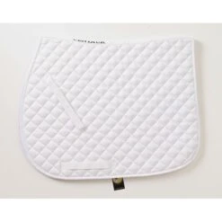 Centaur Imperial Quilted Close Contact Saddle Pad - White/White