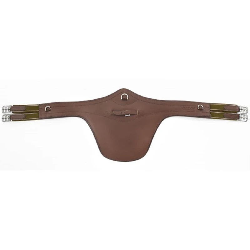 Ovation Leather Belly Guard Girth - Brown