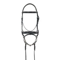 Ovation Juliana Traditional Flash Dressage Bridle - Black