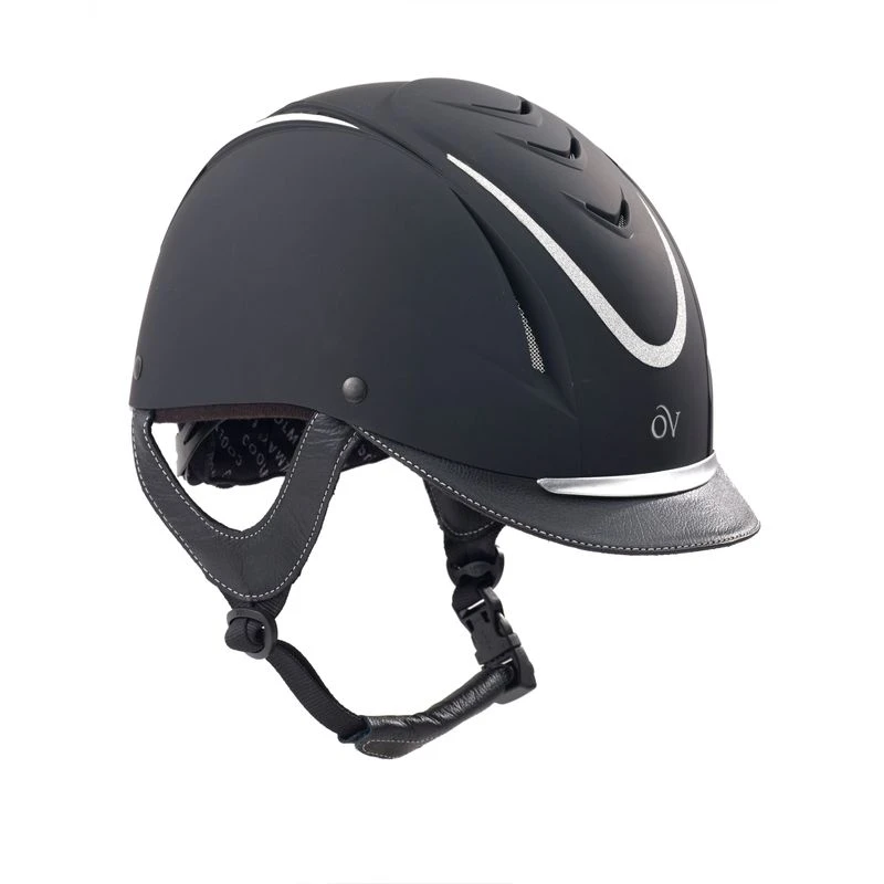 Ovation Z-6 Glitz Helmet - Black/Black/Silver