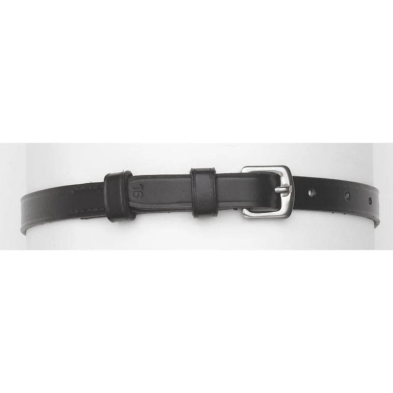 Camelot Square Buckle Spur Straps - Black