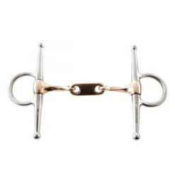 Korsteel Stainless Steel Twisted Copper Mouth Dr Bristol Full Cheek Bit