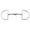 JP Korsteel Stainless Steel Oval Link Hunter Dee Ring Snaffle Bit