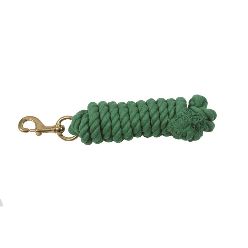 Western Rawhide 3/4" Cotton Lead Rope W/Bolt Snap - Green