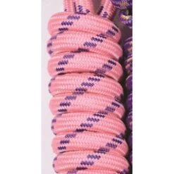 Western Rawhide 1/4" Fashion Check Rope Halterw/Lead - Pink/Purple