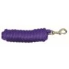 Western Rawhide 10' Poly Lead W/Solid BrassBolt Snap - Purple