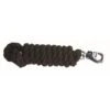 Western Rawhide 3/4" Cotton Lead Rope W/Bull Snap - Black