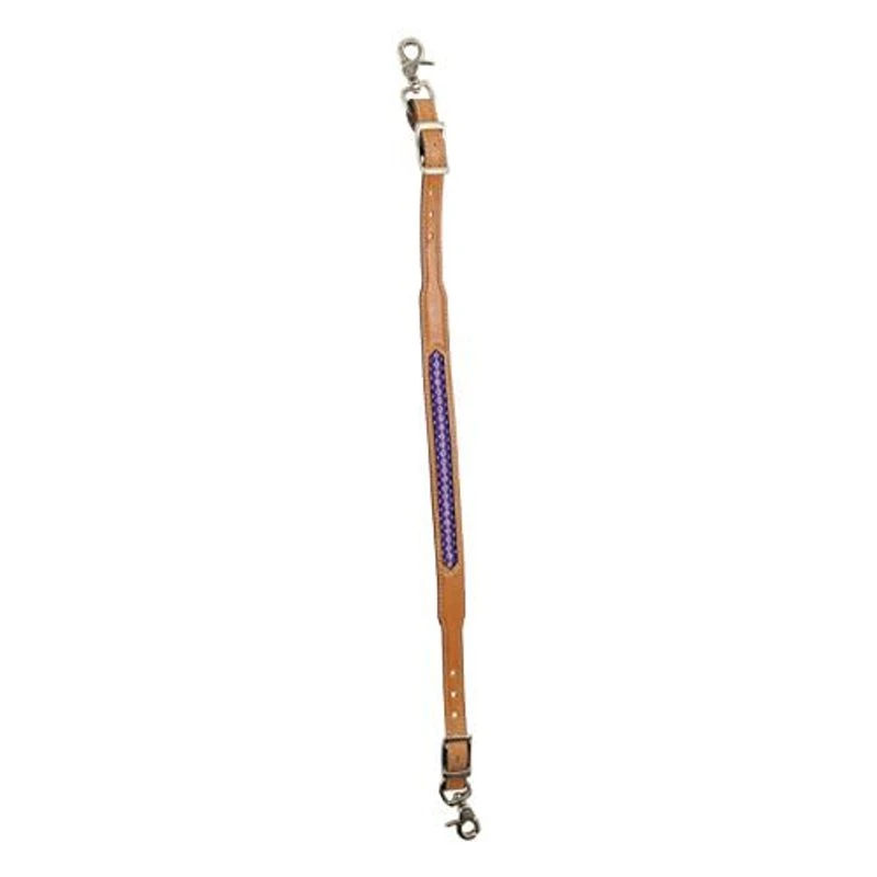 Western Rawhide Pink/Crystal Wither Strap - Golden Tan