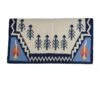 Western Rawhide Country Legend Feather Standard Show Blanket - Navy/White/Turquoise