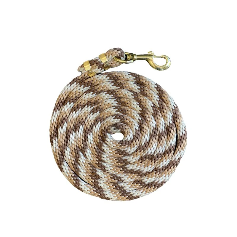 Kensington 10 Poly Tri-Color Lead Rope - Desert Sand