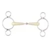 Happy Mouth Bits Jointed 2-Ring Gag - Stainless Steel