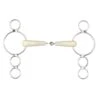 Happy Mouth Bits Jointed 3-Ring Gag - Stainless Steel