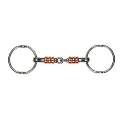 Korsteel Stainless Steel Jointed Gag W/Large Copper Rollers