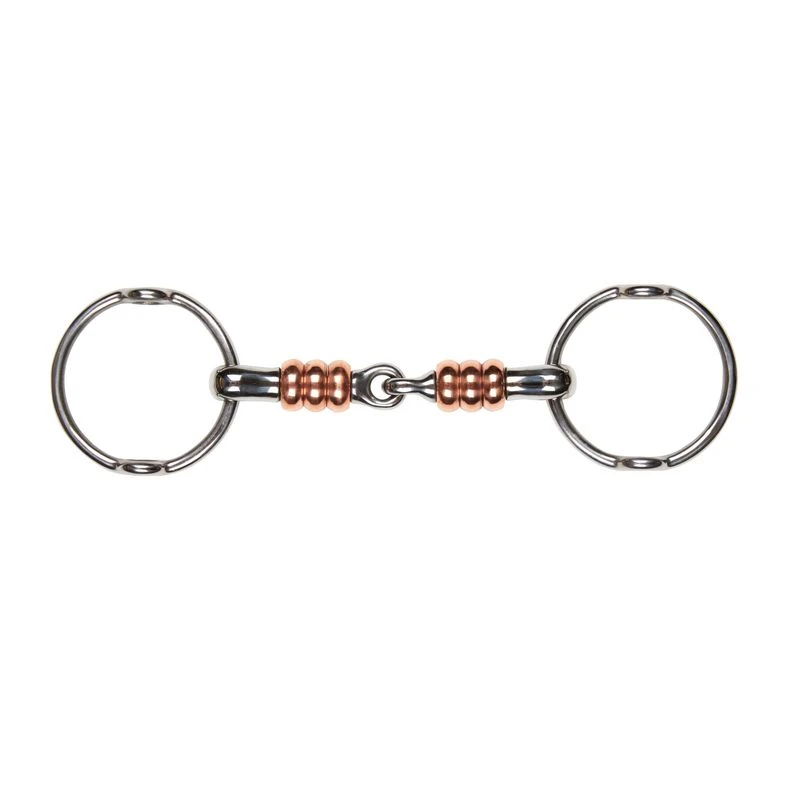 Korsteel Stainless Steel Jointed Gag W/Large Copper Rollers