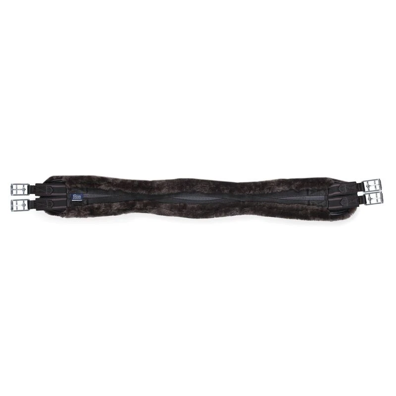 Shires Performance Supafleece Contour Girth - Brown/Natural